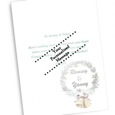 Wedding Bell Congrats Custom Card