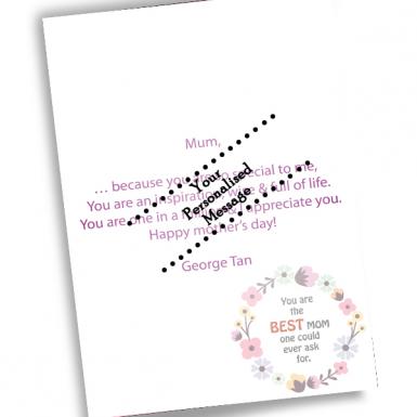 BIG Best Mom Ever Card (Extra Large)