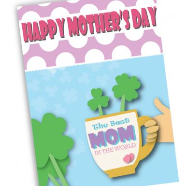 Growth Mug Love Mom Card