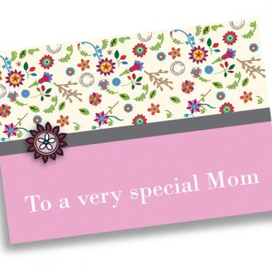 Floral Special Mommy Card