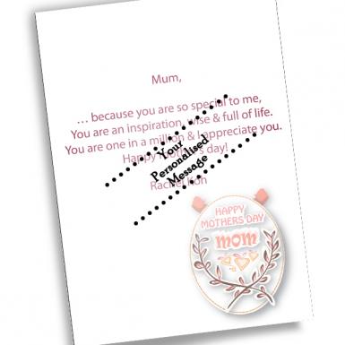 Best Mom Badge Love Card