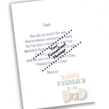 Best Dad Ever Balloon Love Card