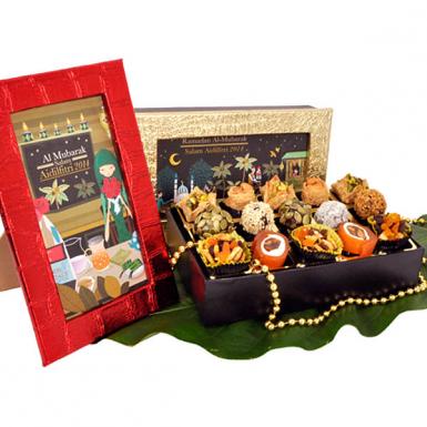 Gumantung Raya - Festive Chocolate Dates & Arabic Pistachio Nougat Gift