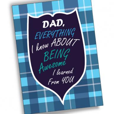 Awesome Dad Love Card