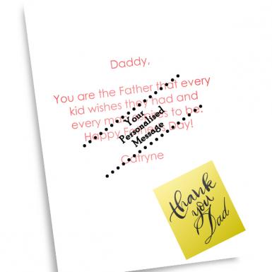 Number One Dad Love Card