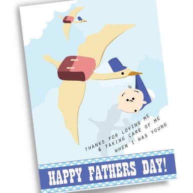 Father Day Delivery Love Card