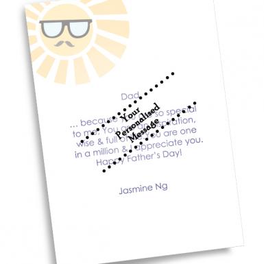 Sunny Dad Love Card