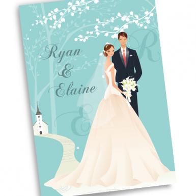 Perfect Wedding Congratulations Custom Card