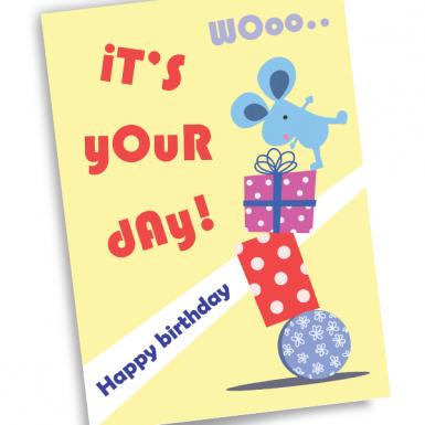 Its Your Bday Customize Card