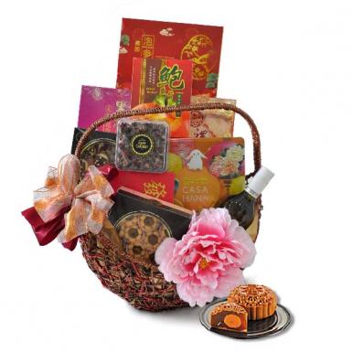 Mooncake Riches - Mooncake Gift Hamper Basket