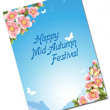 Mid Autumn Card - Mooncakes Mid Autumn Greeting Card