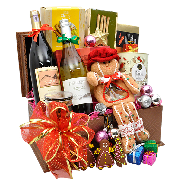 BELLBROCK CHRISTMAS WINE & CHOCOLATE HAMPER