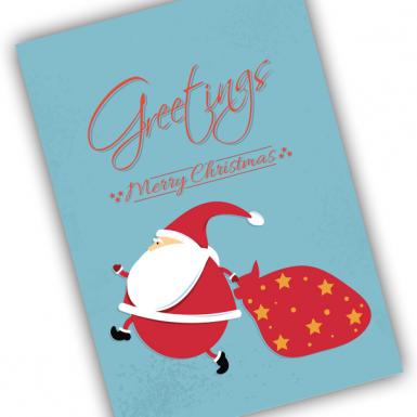 Christmas - Santa Claus Designer Card