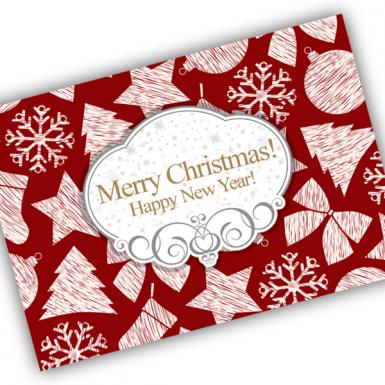 Christmas - Magic Snowflake Card