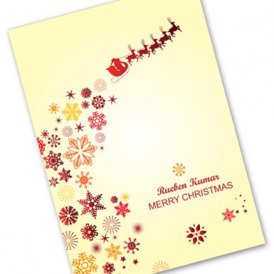 Christmas - Sprinkling Xmas Card
