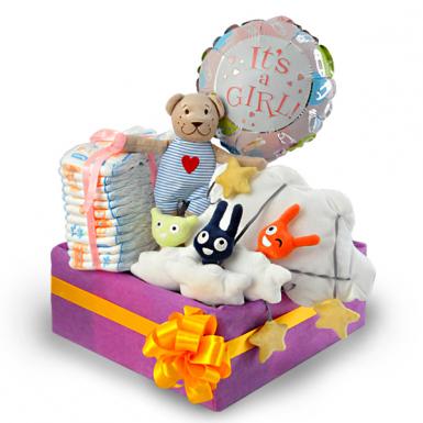 Learning Bebe Mobile - Baby Shower Gift Hamper