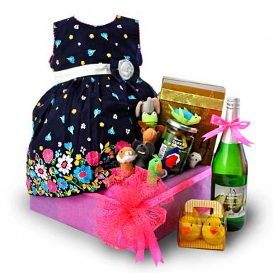 Pretty Laura - Baby Dress Gift Hamper For Baby Girl
