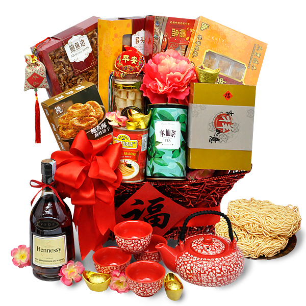 chinese new year basket decoration