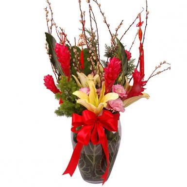 Auspicious Bloom - Chinese New Year Flowers