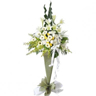 Simple Serenity - Sympathy Condolence Flower