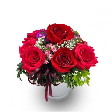 Lovey Roses Valentine - Sweet Red Roses