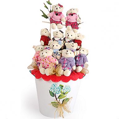 Muffin Love - Bear Valentine Gift