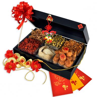 Rich Blessing III - Oriental Chinese New Year Birdnest Scallops Gift