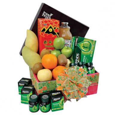 Nutricious Treats - Healthy Get Well Hamper with Fresh Fruits