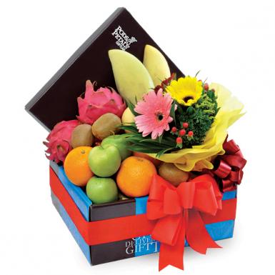 Fruity Healings - Fresh Healthy Fruit Hamper Basket