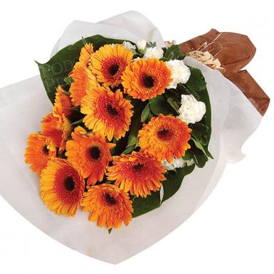 Happily Gerberas - Hand Bouquet