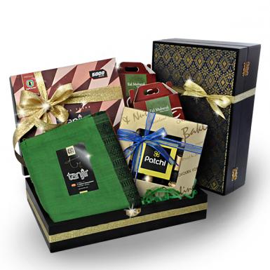 Oregano - Patchi Chocolate Gift Hamper with Kain Pelikat