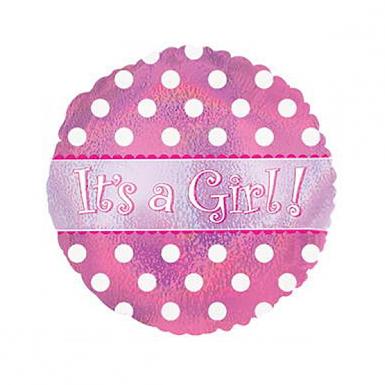 It's a Baby Girl Foil Balloon - 9 inch Air