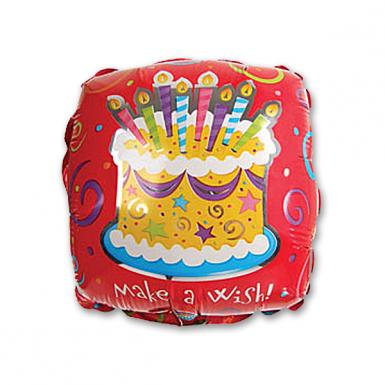 Make a Wish Birthday Foil Balloon - 9 Inch Air
