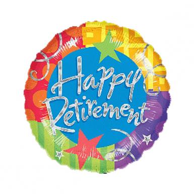 Happy Retirement Foil Balloon 18 Inch - Float