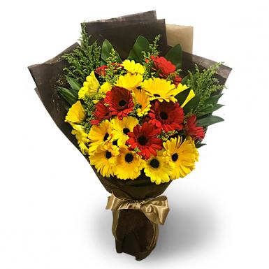 Dainty Gerby - Gerberas Flowers Hand Bouquet