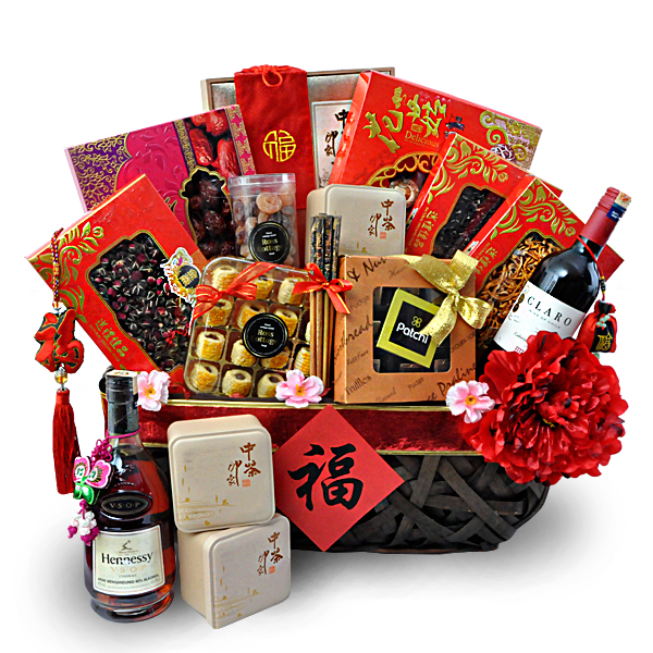 chinese new year organic hamper