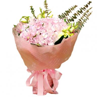 Hydra Pride - Hydrangea Flower Hand Bouquet