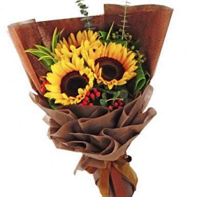 Sunflower Ode - Hand Bouquet