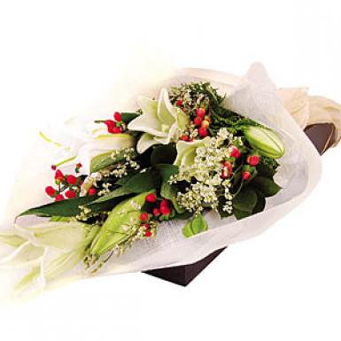 LISSE - MADONNA LILIES BOUQUET