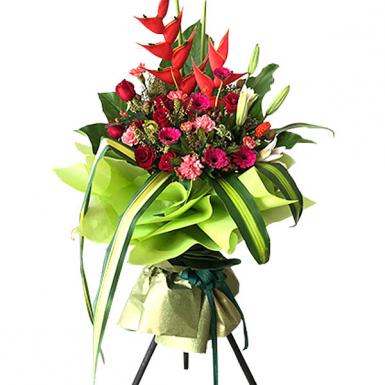 Simply Wondrous - Congratulatory Opening Flower Stand