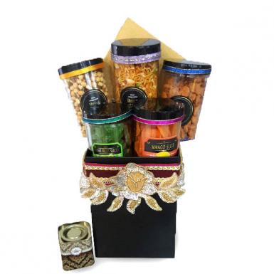 ASPARAGAS VEGAN DIWALI HAMPER - VEGETARIAN FOOD DEEPAVALI