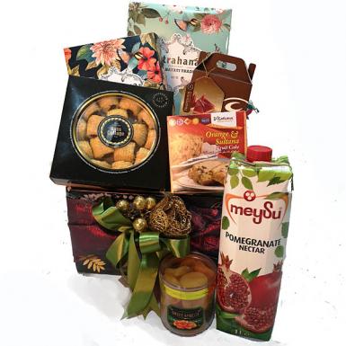 Bahman Halal Hamper - Pomegranate Juice, Cookies