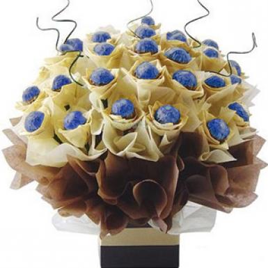 Godiva Dome Treats - Chocolate Crispy Hazelnut Bouquet