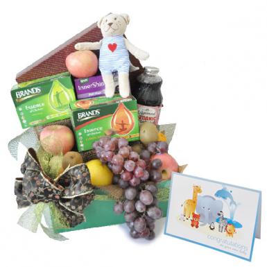 Mommy Treasure Hamper - Fruits & Brand Essence, Lakewood Juices Baby Shower Gift