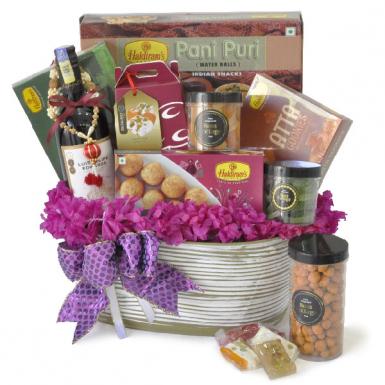 Kottutu Indian Sweets Cookies - Diwali Vegan Hamper Gift Wine Bucket