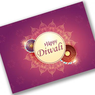 Deepavali Rangoli Card