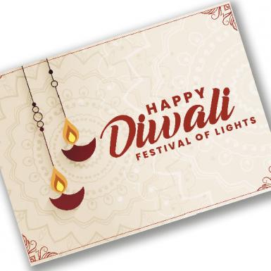 Diwali Light Fest Card - Greetings