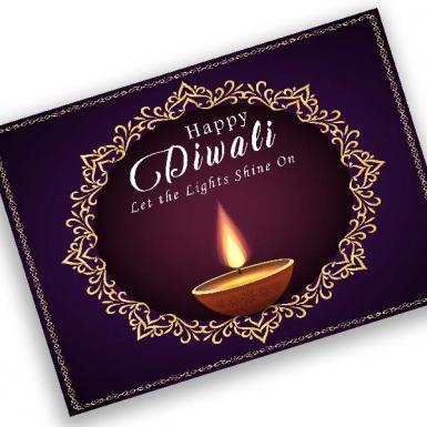 Shine On Diwali Greeting Card