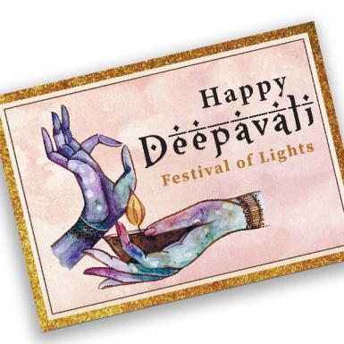 Diwali Gesture Greeting Card