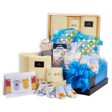 Twins - Double Joy Boy - Twin Baby Shower Gift Hamper